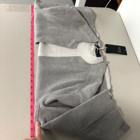 Zara Knit Womens Cardigan Size Small Gray Classic Open Front Oversized 3/4 NWT - Picture 8 of 12